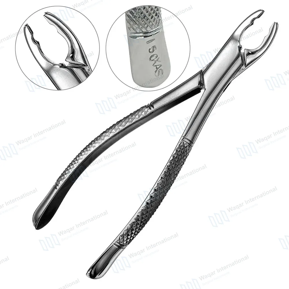 Pedo Extracting Forceps #150XAS Split Beak Serrated