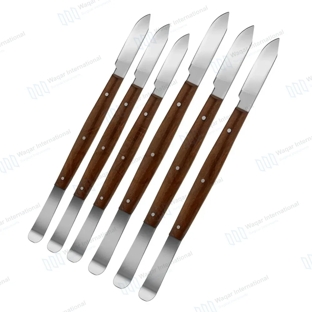 6 Pcs Fahnestock Wax Knife Set Small & Large Double Ended