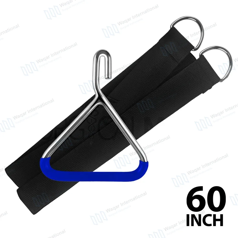 Nylon OB Calf Pulling Strap 60″ with Hook Handle