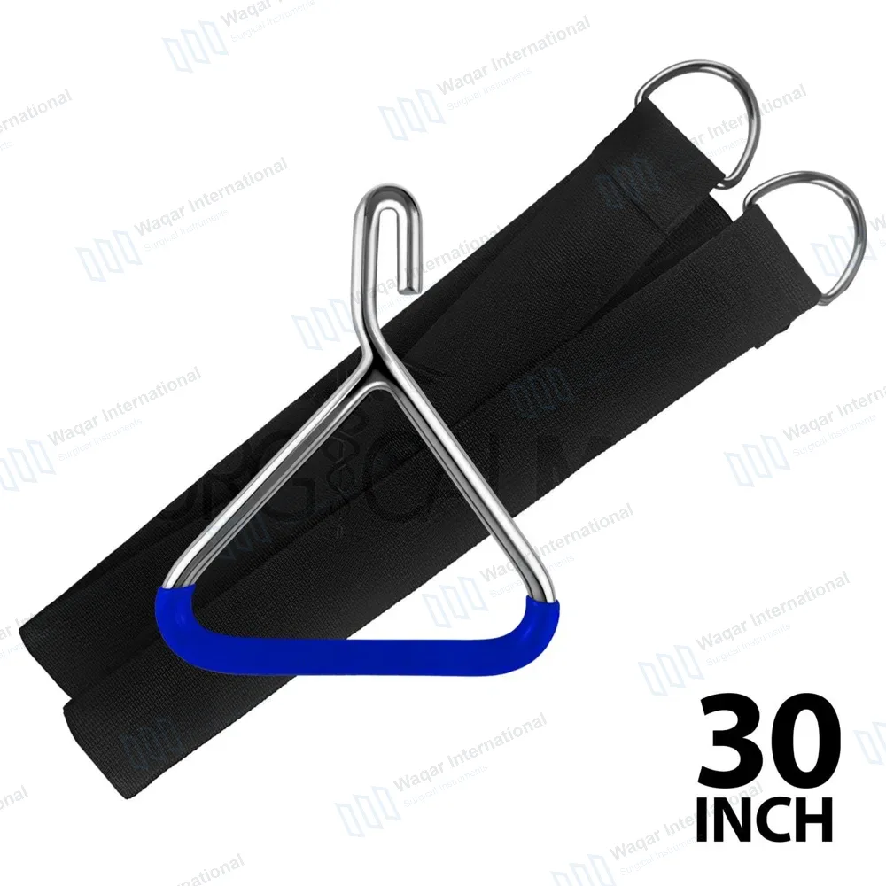 Nylon OB Calf Pulling Strap 30″ with Hook Handle