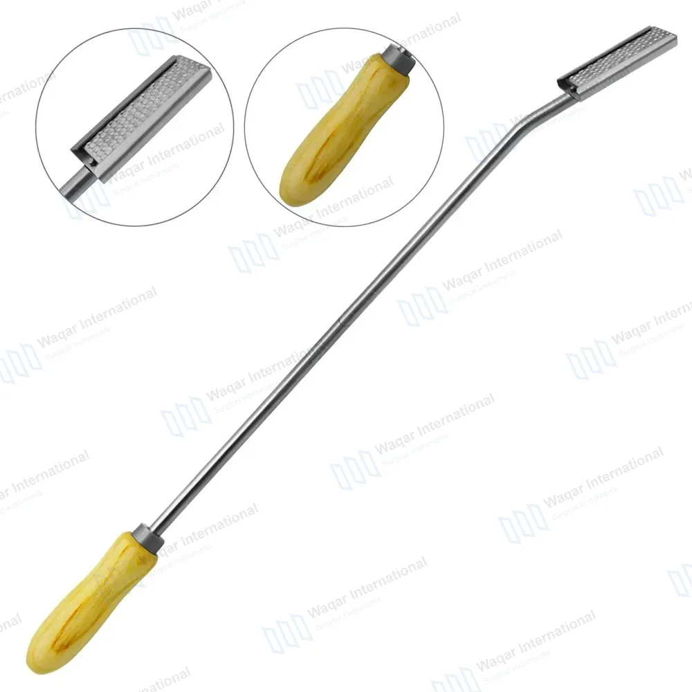 Equine Dental Float Rasp 24″ Down with Adjustable Wooden Handle