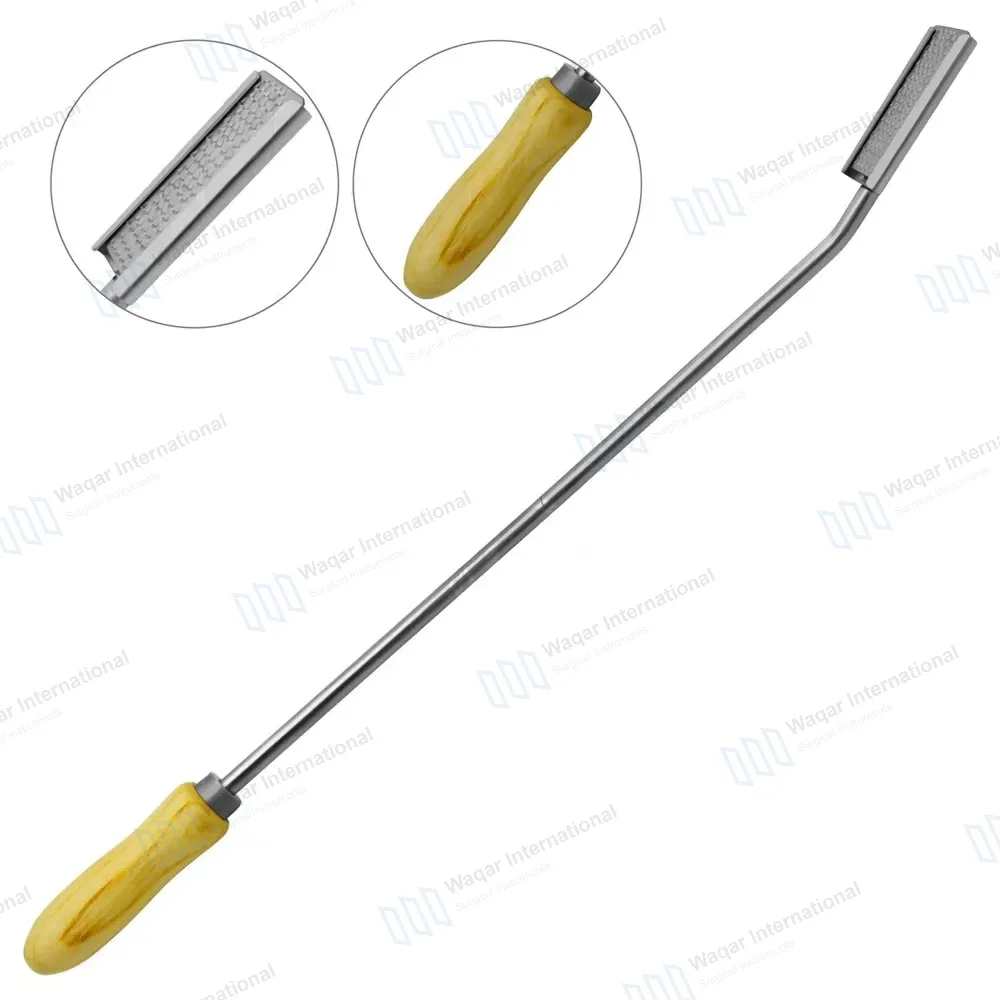 Equine Dental Float Rasp Up 24″ with Adjustable Wooden Handle
