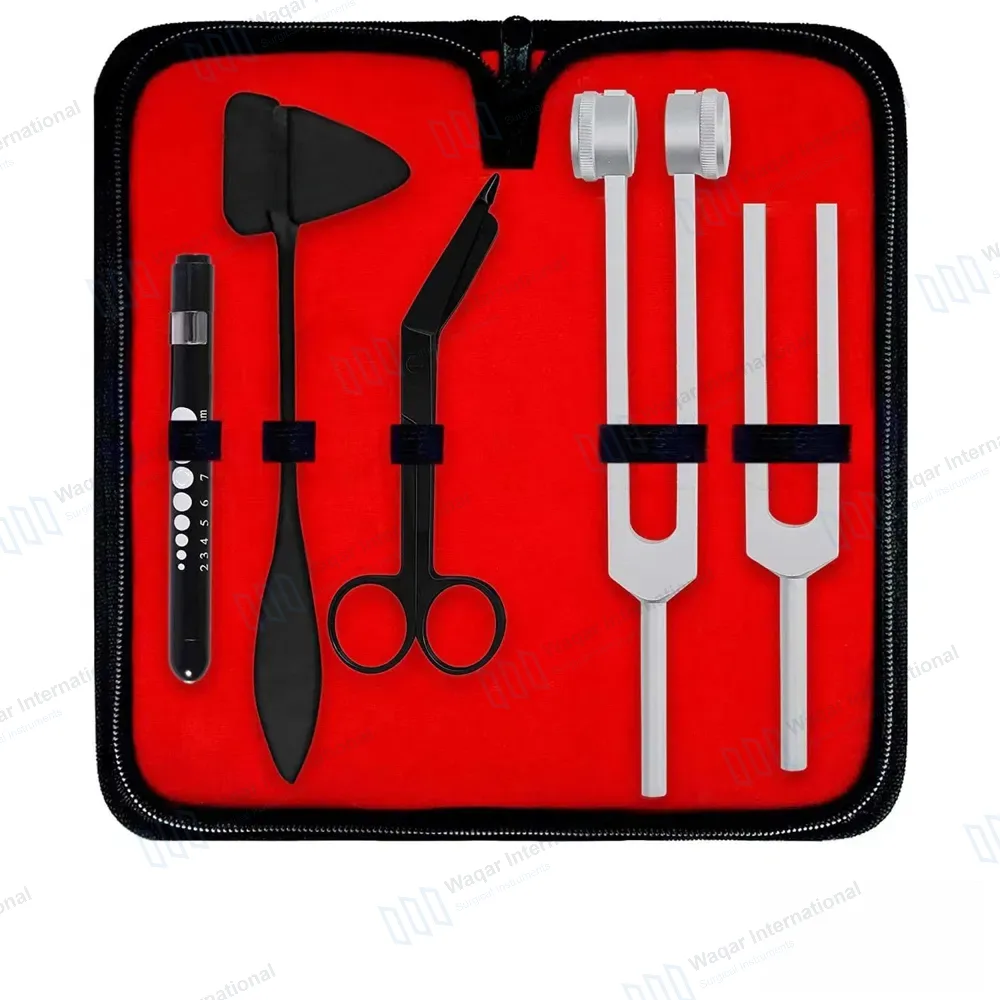 6 Pcs Reflex Percussion Kit Medical Diagnostic Instruments