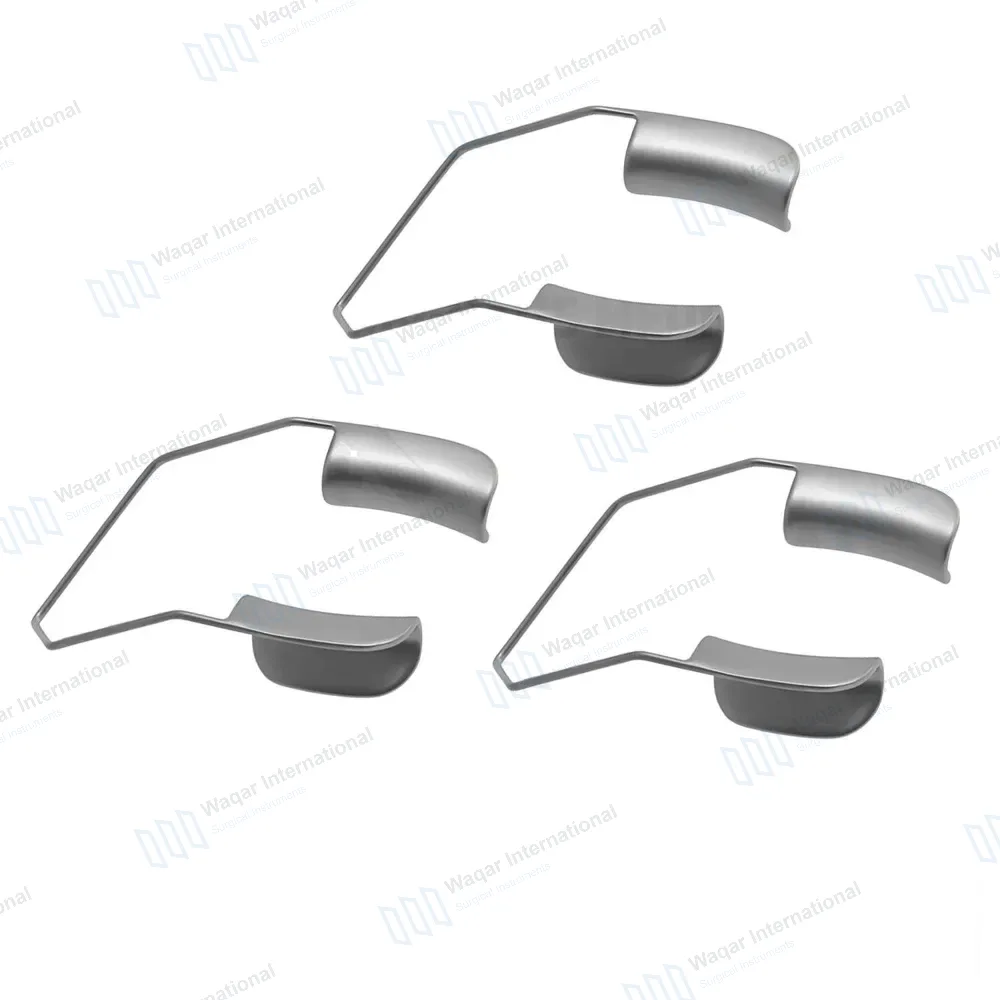 3 Barraquer Wire Speculum with Solid Blades 10mm, 12mm & 15mm