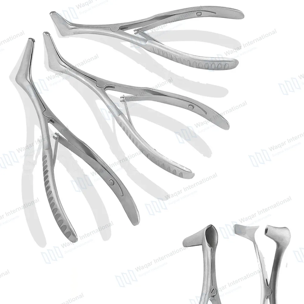 Waqar International 3 Pcs Vienna Nasal Speculum Set ENT Instruments