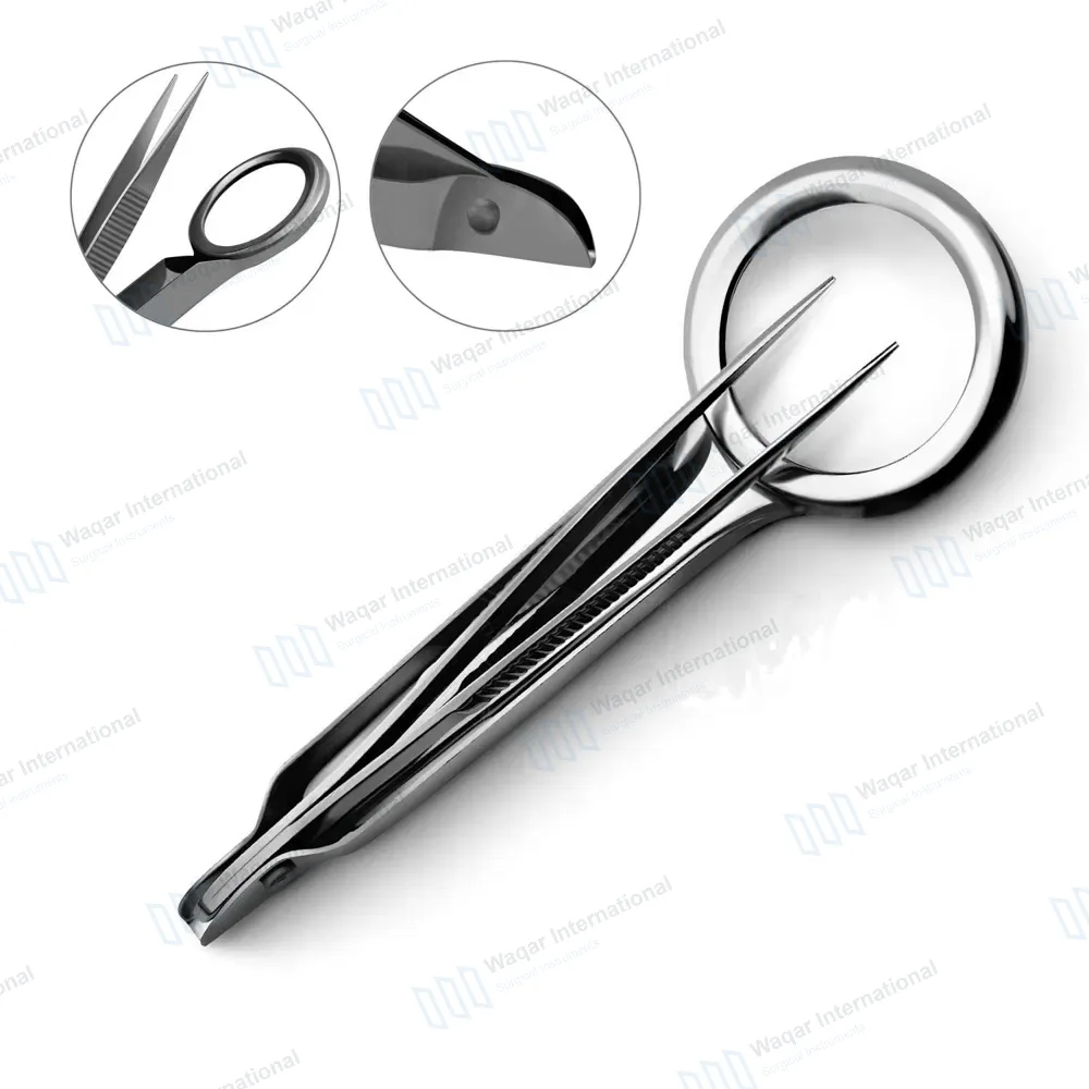 Magnifying Splinter Forcep Tweezer 3.5″ Fine Pointed Tips