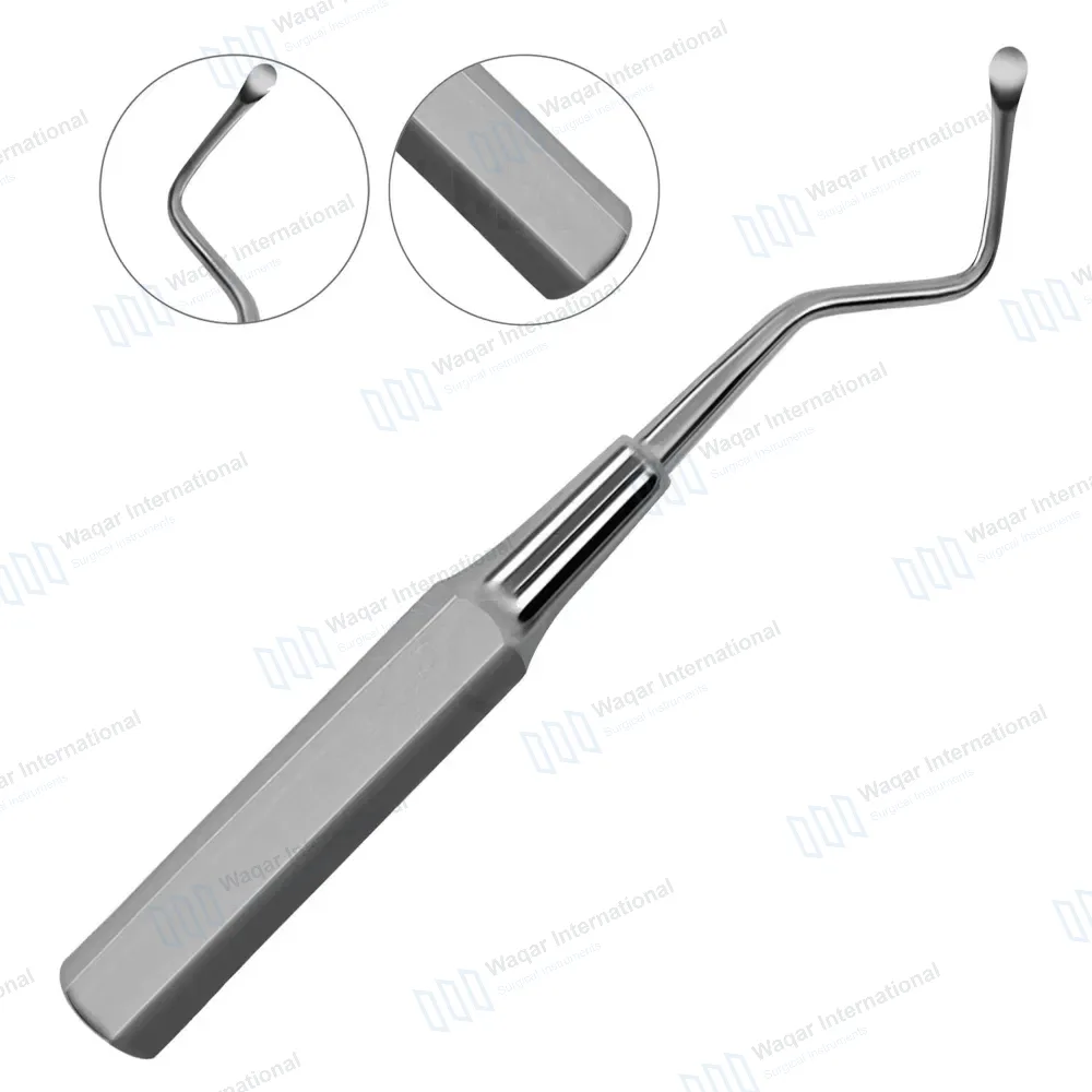 Molt Bone Curette #6R Single Ended 2.9mm Spoon Tip