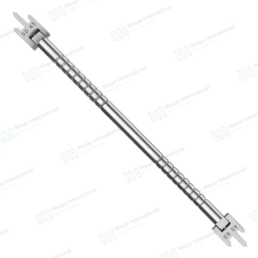 Bracket Height Gauge Moveable Head 4.0mm-6.0mm Pointed Tips