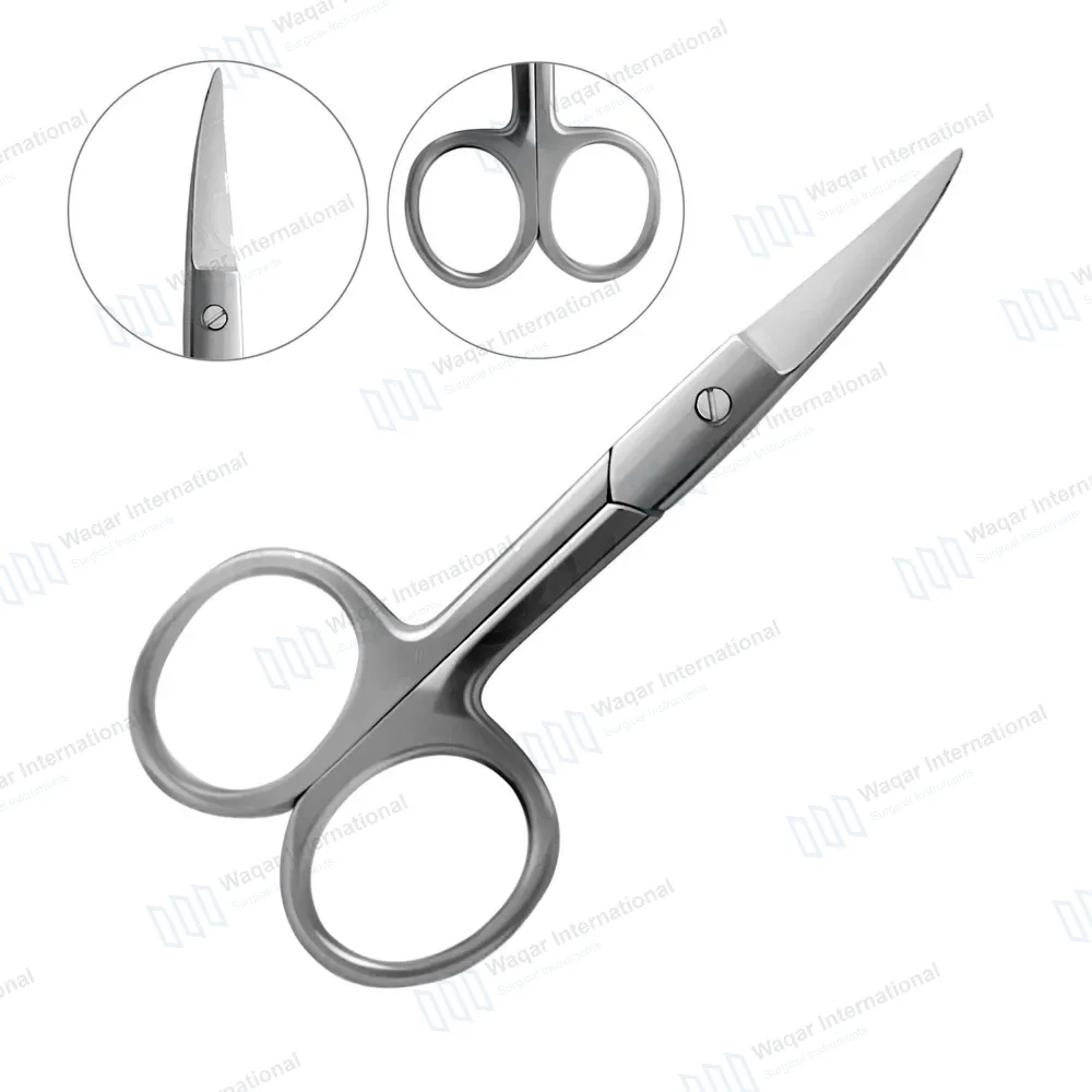 Nail Scissors 3.5″ Curved Blades