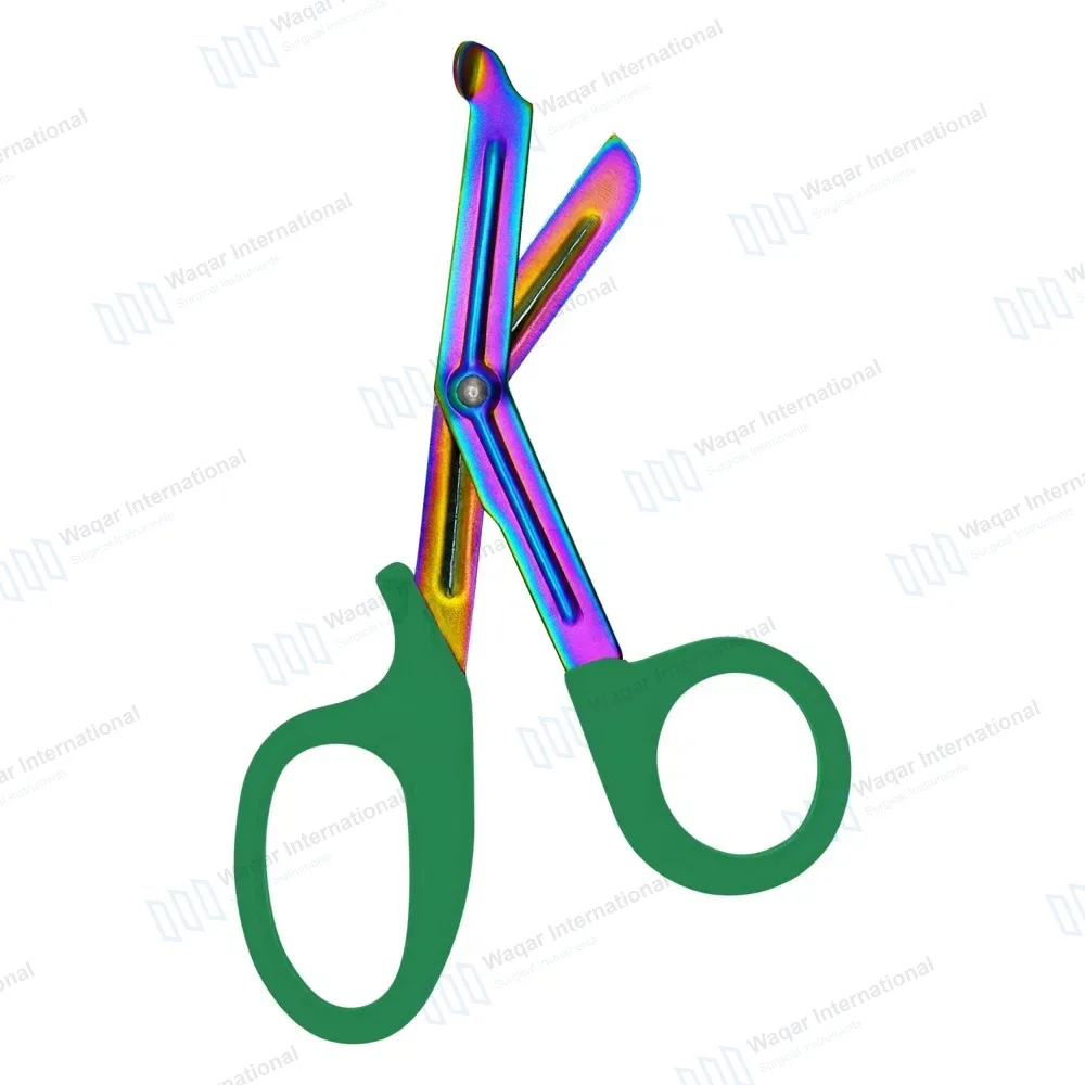 Rainbow Blades EMT Scissors 7.25″ (18.4cm) Green Handle