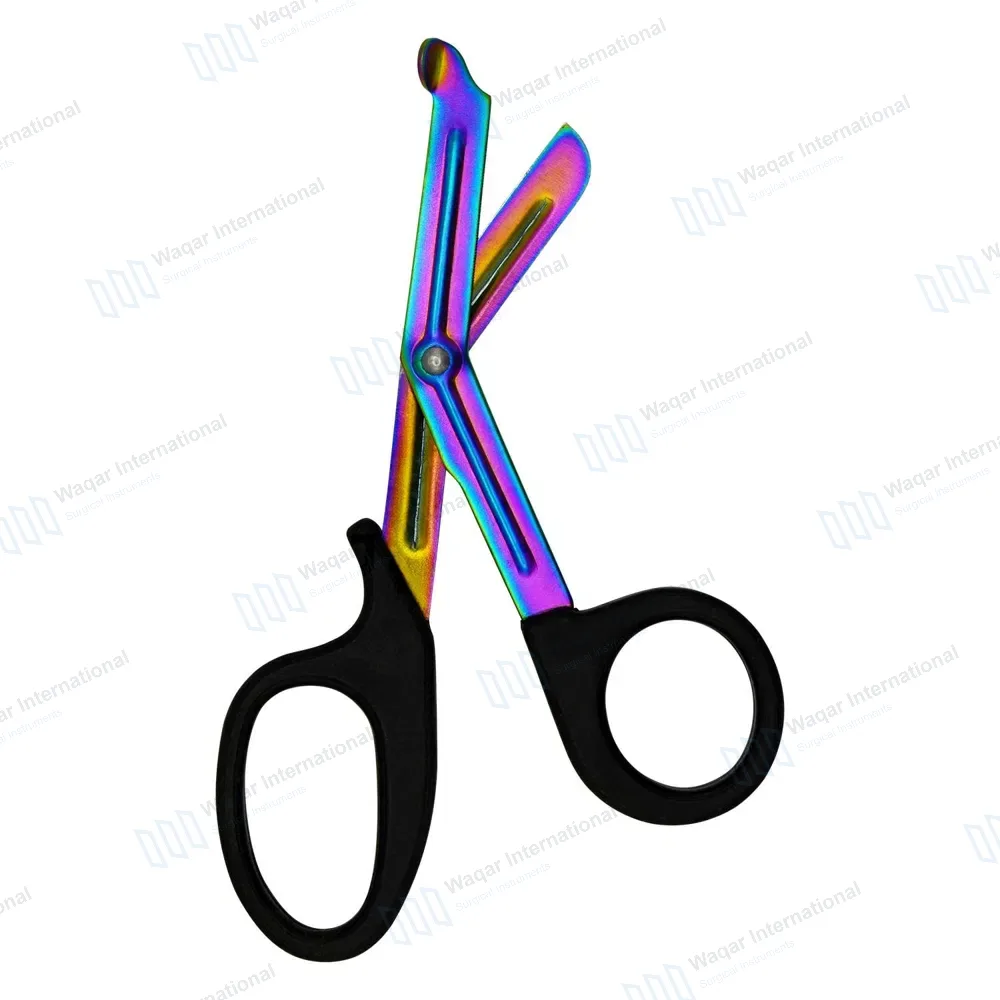 Rainbow Blades EMT Scissors 7.25″ (18.4cm) Black Handle