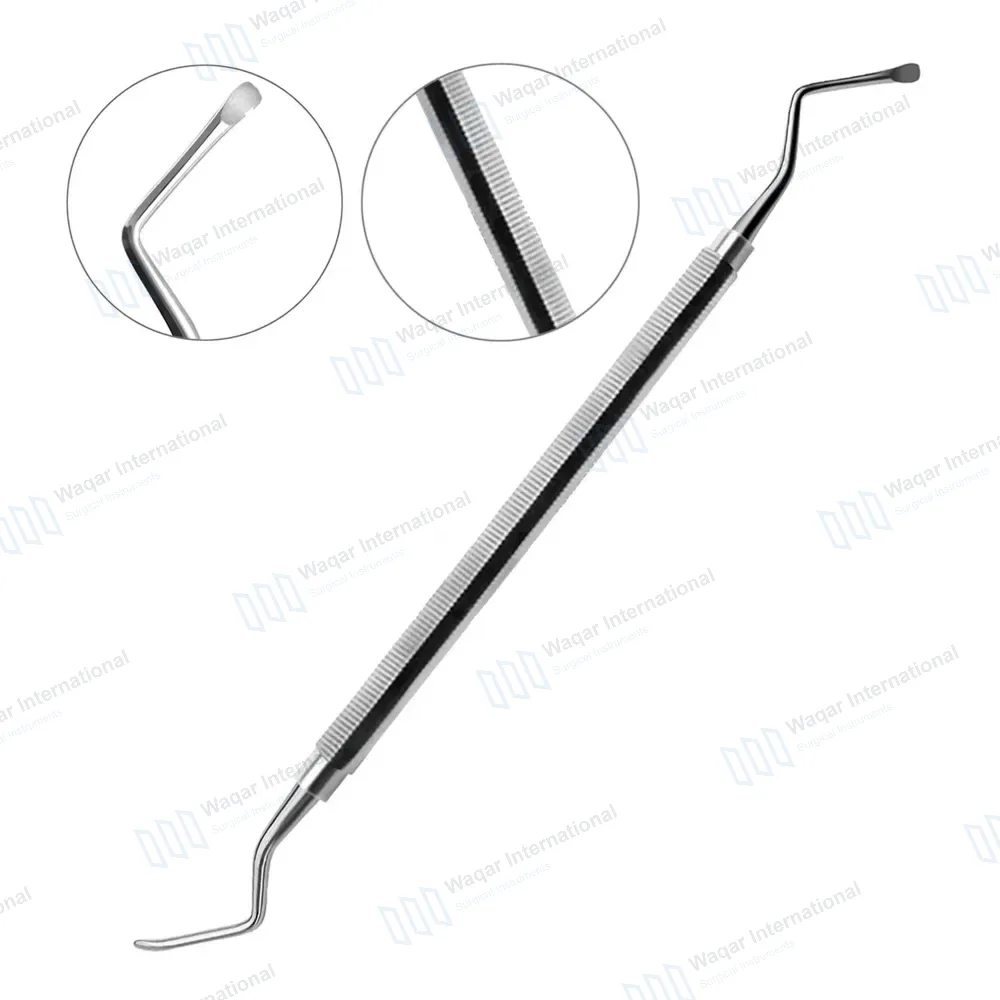 Lucas Bone Curette #86 Double Ended 3mm Tips Hexagonal Handle