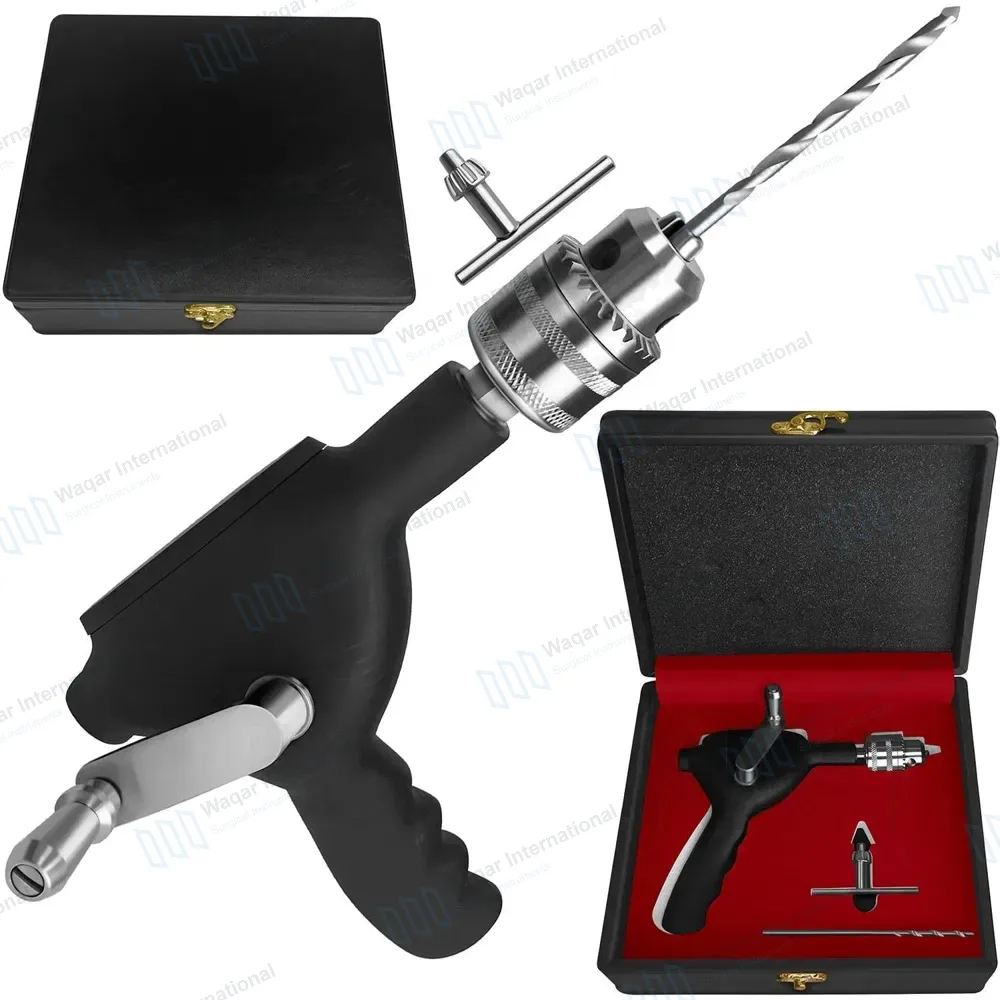 Ralks Hand Drill 6″ Cannulated Chuck 1/4″ Orthopedic Instrument
