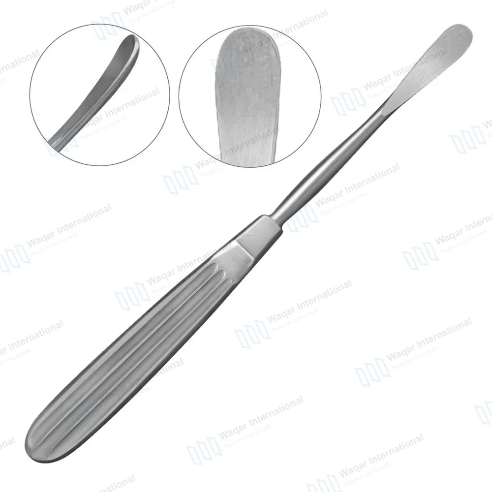 Adson Periosteal Elevator 7.5″ Semi Sharp Curved 10mm Wide