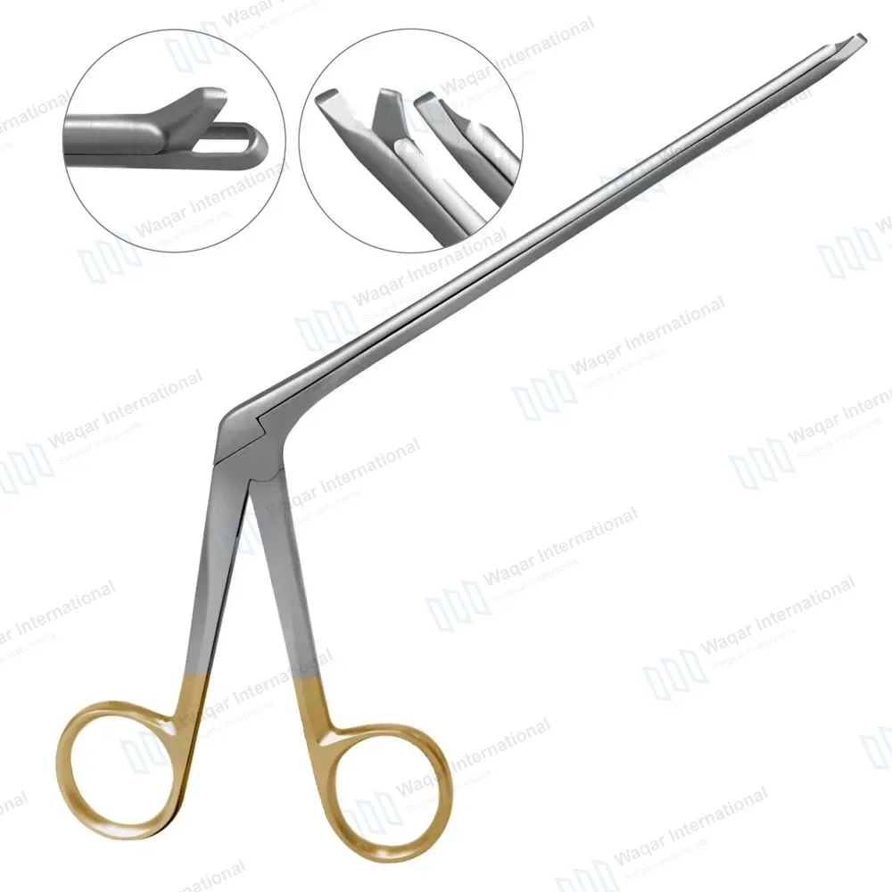Gruenwald Nasal Forceps 4.5″ Shaft Straight Through-cutting 2.5x12mm Oval Bite