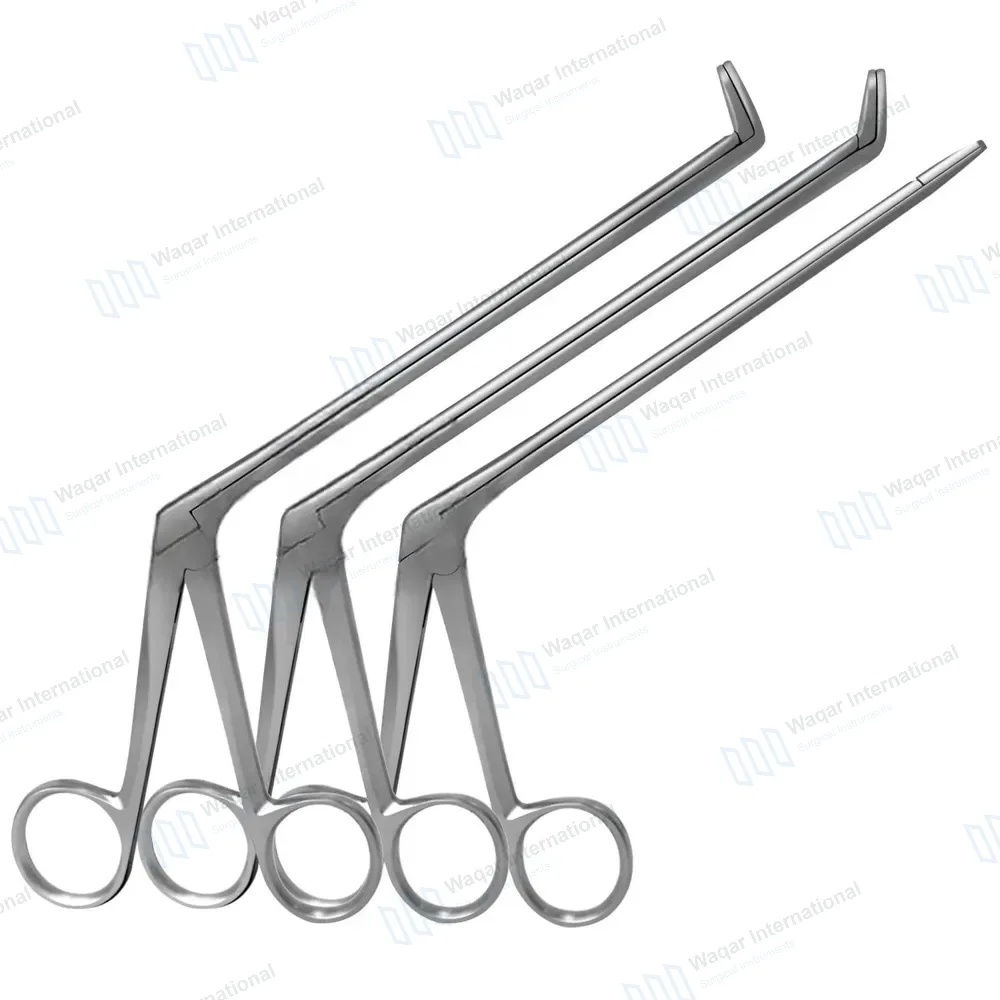 3 Wilde Blakesley Ethmoid Forceps 4x12mm Bite Straight+Angled 45 & 90 Degree Jaws