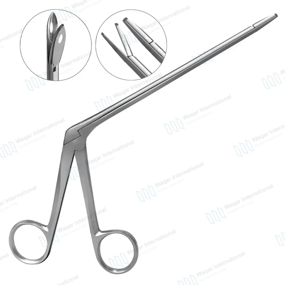 Wilde Blakesley Ethmoid Forceps 5″ Shaft 4x12mm Straight Pointed Fenestrated Cup