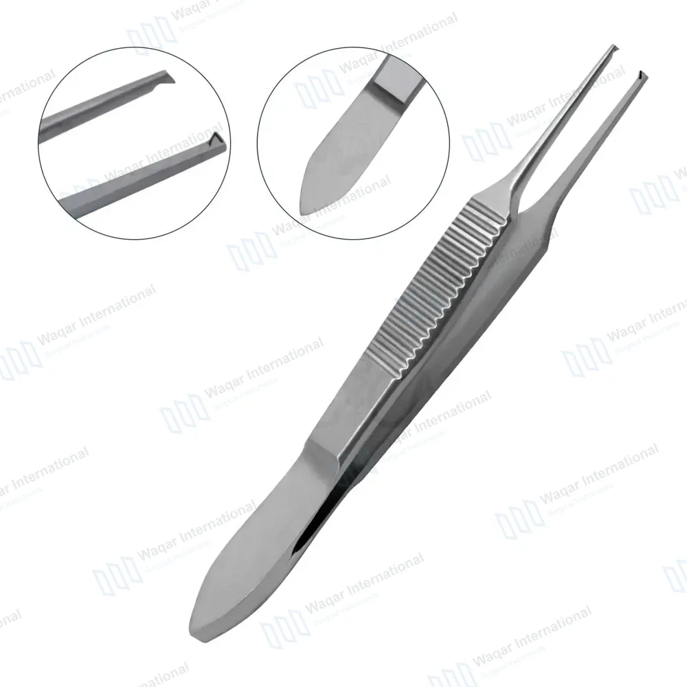 Graefe Iris Forceps 3″ (7.6cm) Straight 1×2 Teeth