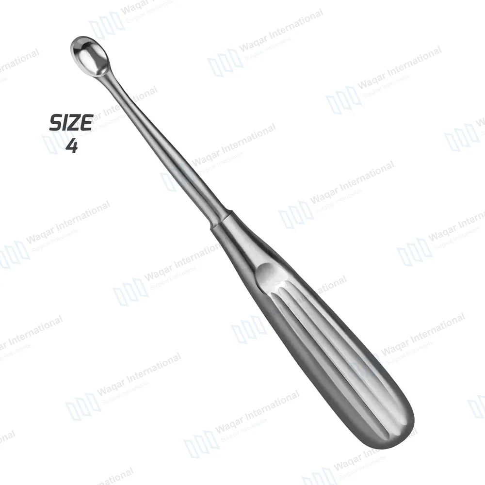 Spratt Brun Bone Curette 6.5″ Oval Cup 6.1×9.5mm Size #4