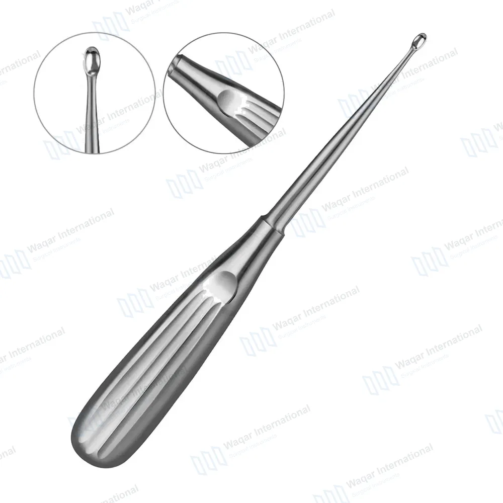 Spratt Brun Bone Curette 6.5″ Oval Cup 2.2×3.4mm Size #5/0
