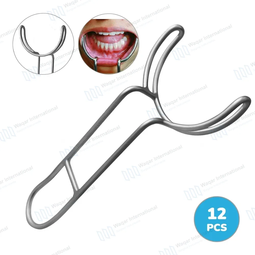 6 Vestibulum Lip and Cheek Retractor 7″ Upper & Lower Jaws