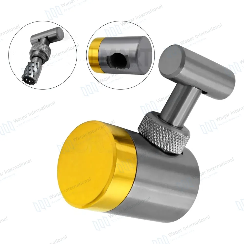 Dental Bone Mill Bone Crusher Grinder Silver/Gold Implants Grafting Instrument