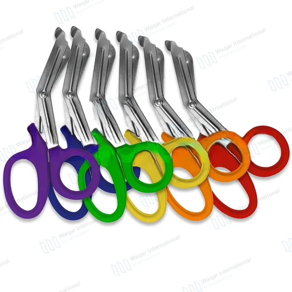 6 Pcs Trauma Shears 7.25″ Heavy Duty EMT Bandage Scissors