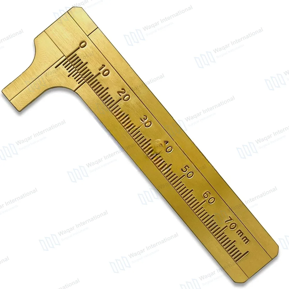 Brass Vernier Caliper Sliding Gauge 4″ Measures 0-80mm