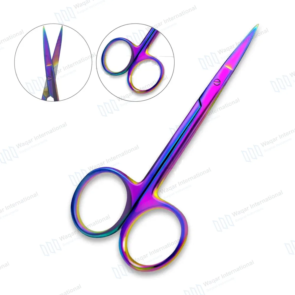 Rainbow Iris Scissors 4.5″ Straight