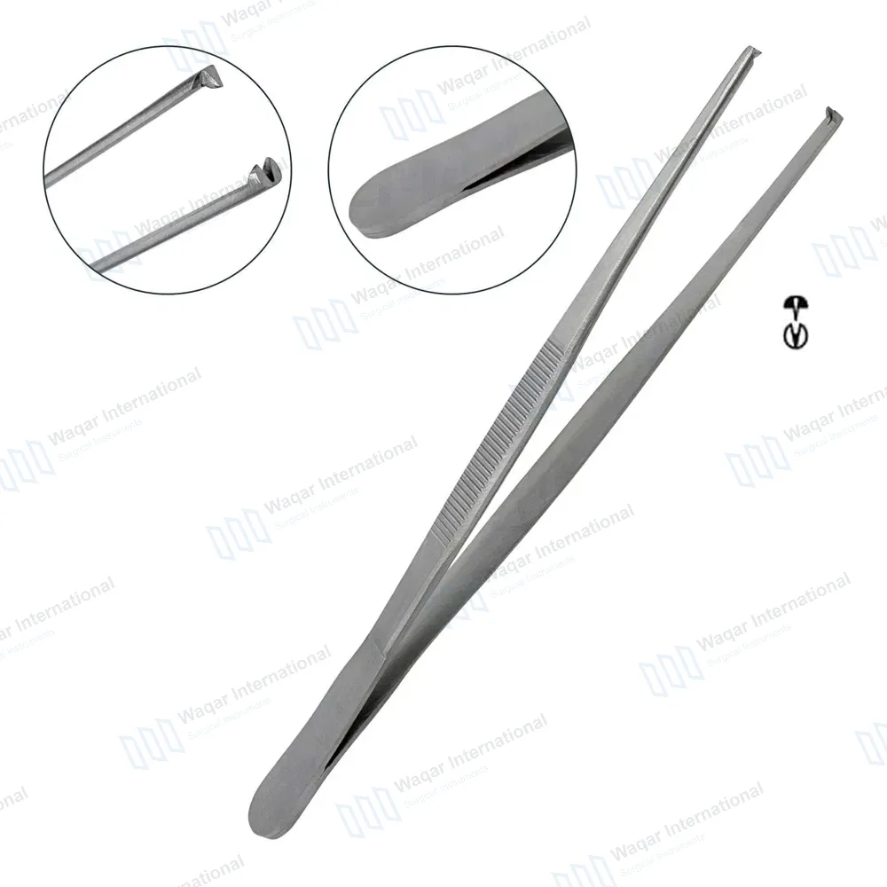 Thumb Tissue Forceps 1×2 Teeth 8″