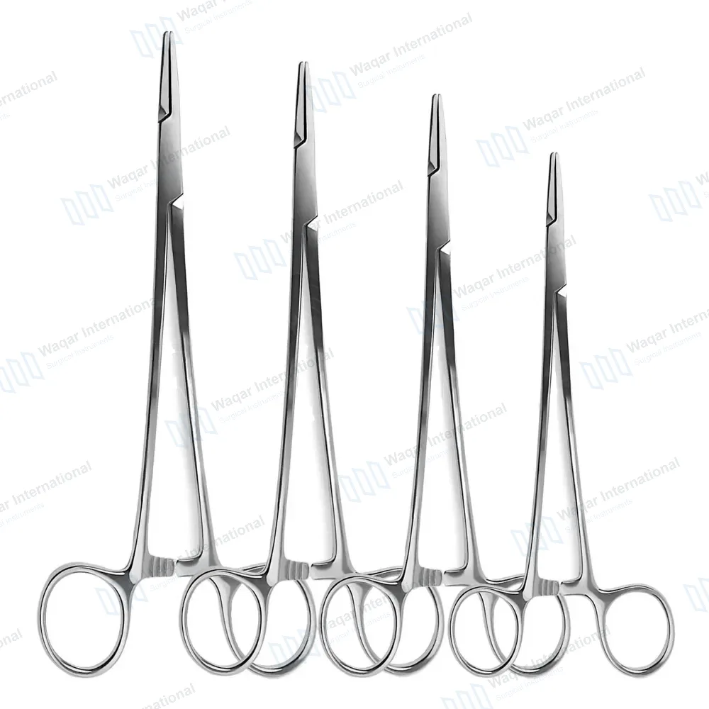 4 Pcs Mayo Hegar Needle Holders Set 5.5″, 6″, 7″ & 8″
