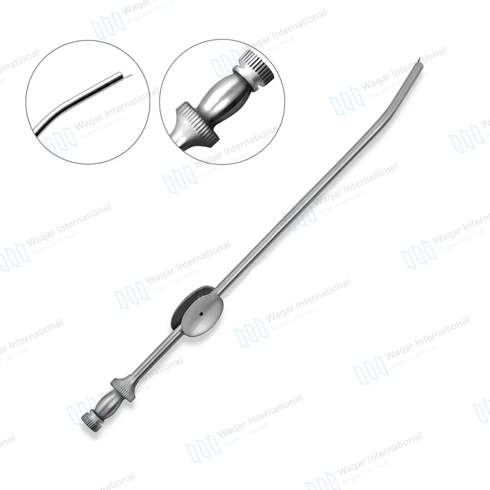 Adson Suction Tube 6″ with Finger Valve & Obturator 11 FR (3.6mm)