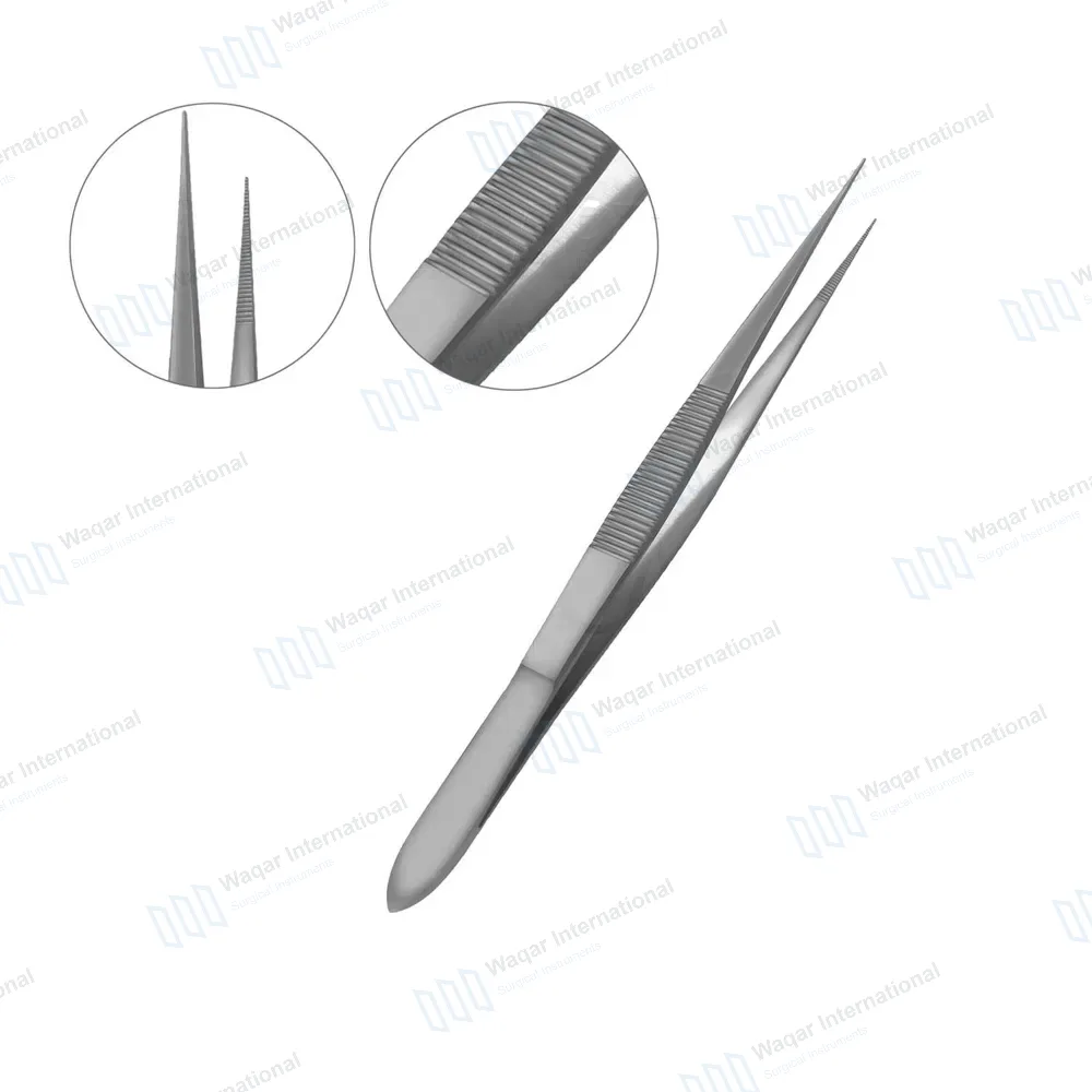 Splinter Forceps 3.5″ Fine Point Serrated Tips