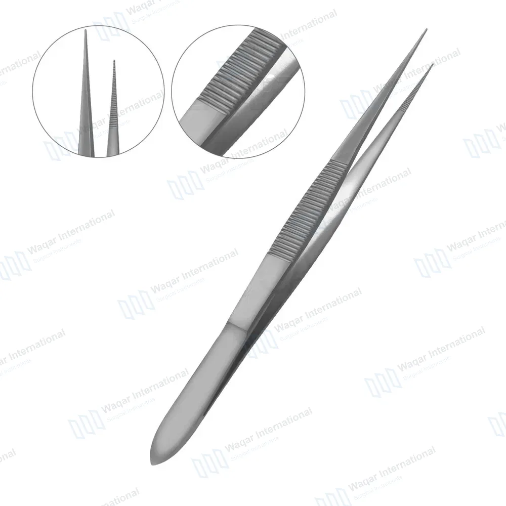 Splinter Forceps 4.5″ Fine Point Serrated Tips