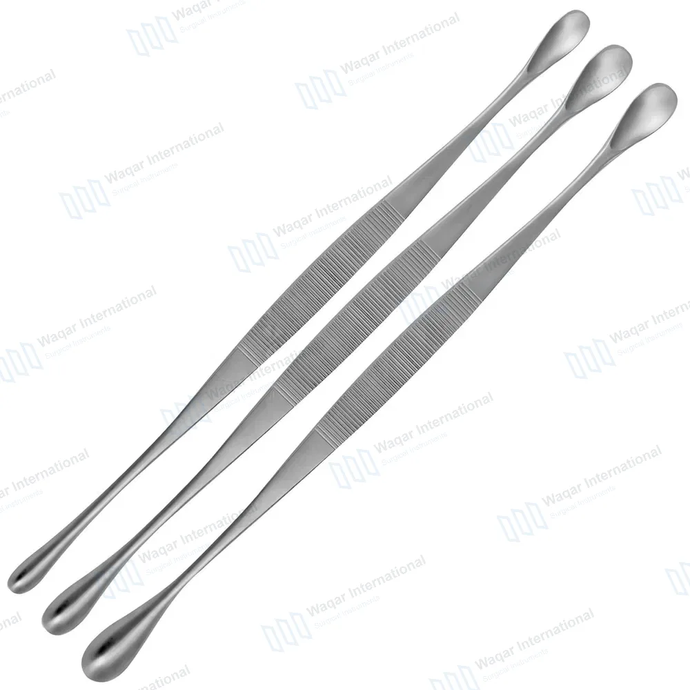 3 Ferguson Gallstone Scoop Set 9.5″ Double Ended Small, Medium & Large