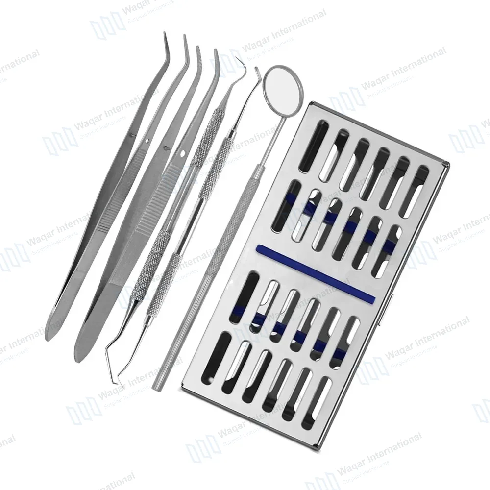 6 Pcs Dental Plastic Filling Instruments Kit