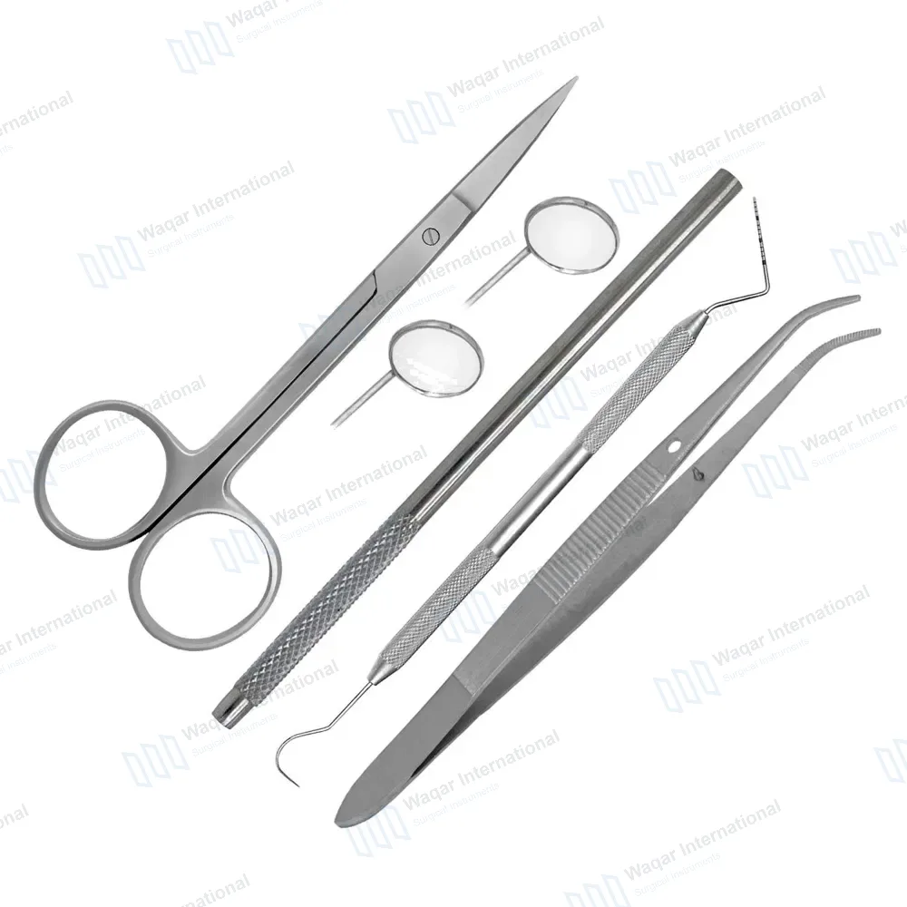6 Pcs Dental Suture Removal Set