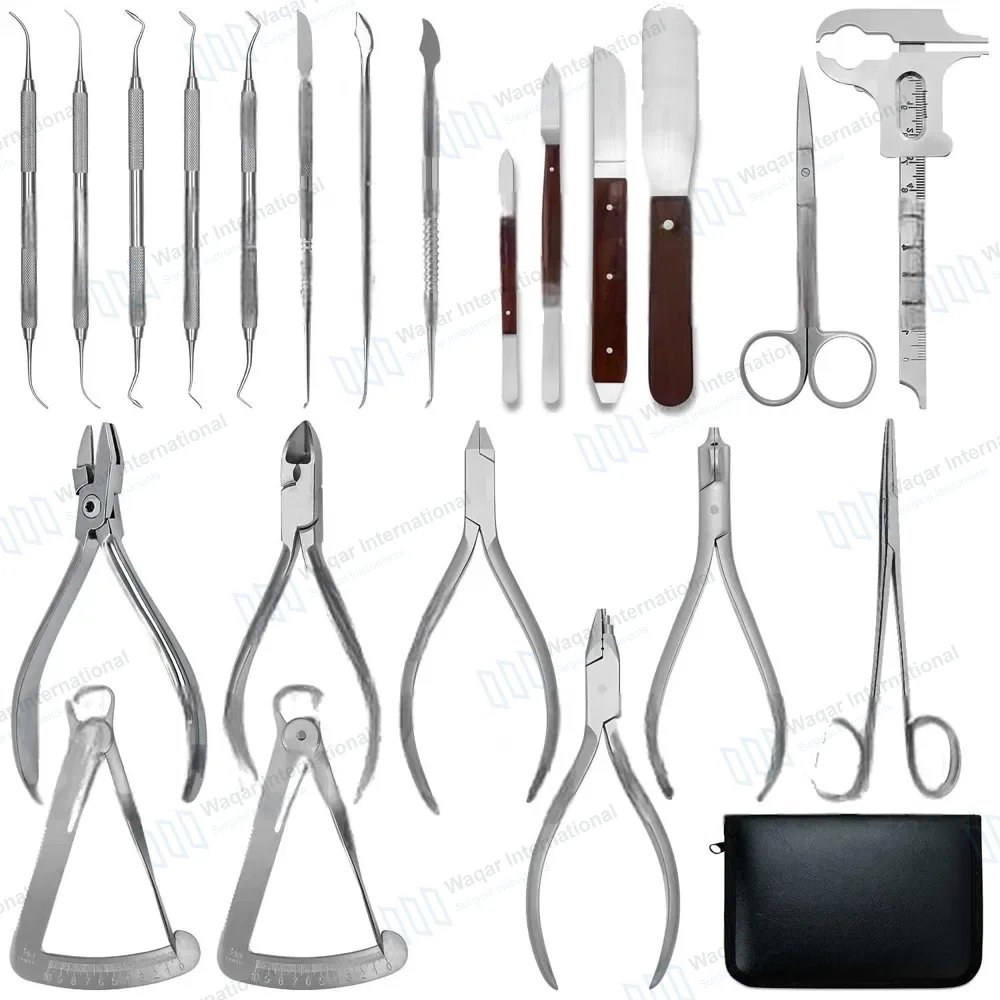 23 Pcs Dental Technology Instruments Kit