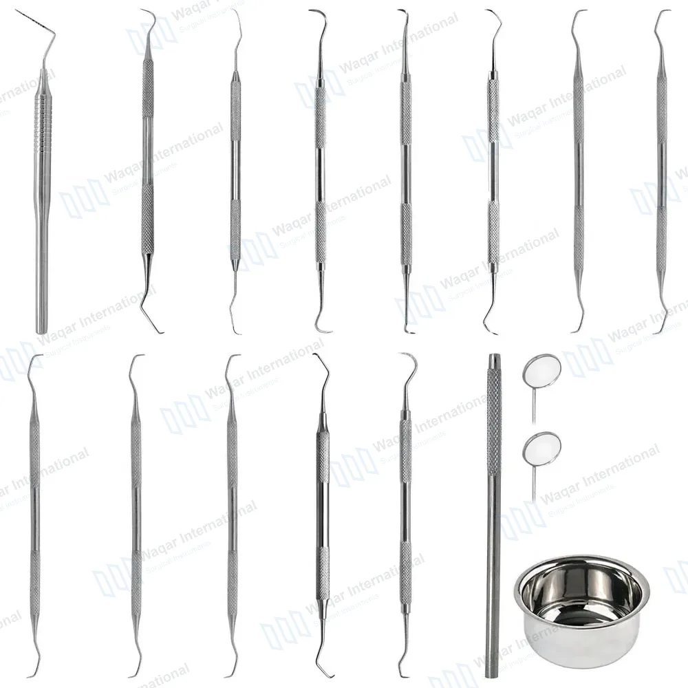 15 Pcs Scaling and Root Planing Kit