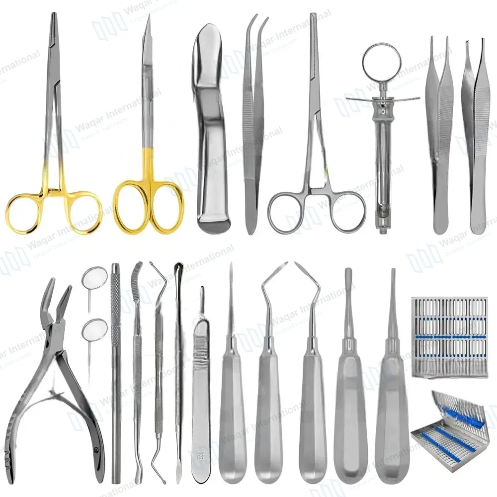 20 Pcs Oral Surgery Kit with Sterilization Cassette