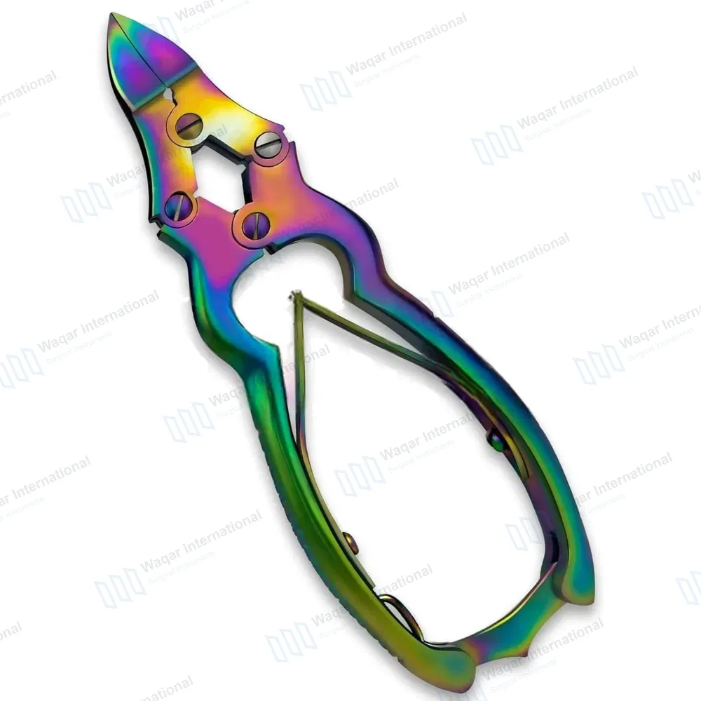 Rainbow Cantilever Nail Clipper 6” Double Action