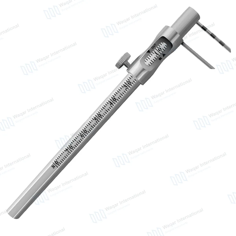 Krekeler Sliding Caliper Round Gauge 5″ 0-80mm Straight