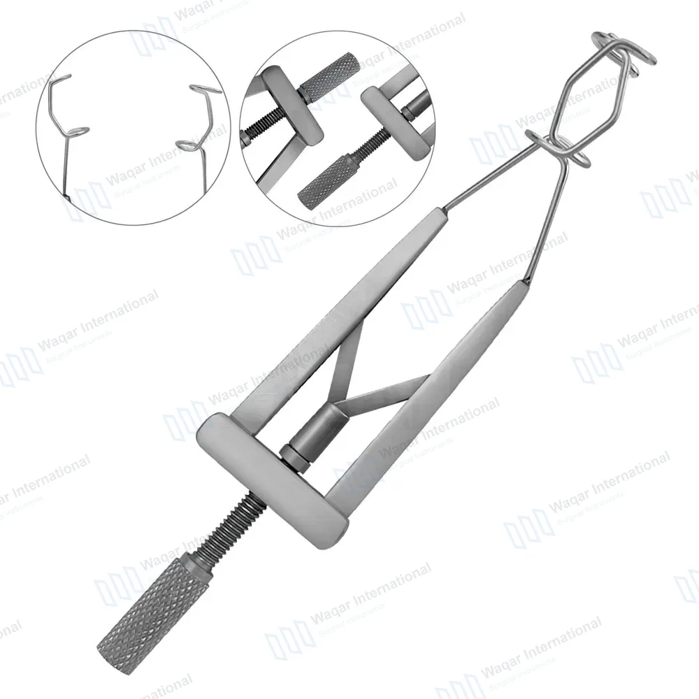 Lieberman Eye Speculum Adjustable Fenestrated Blade