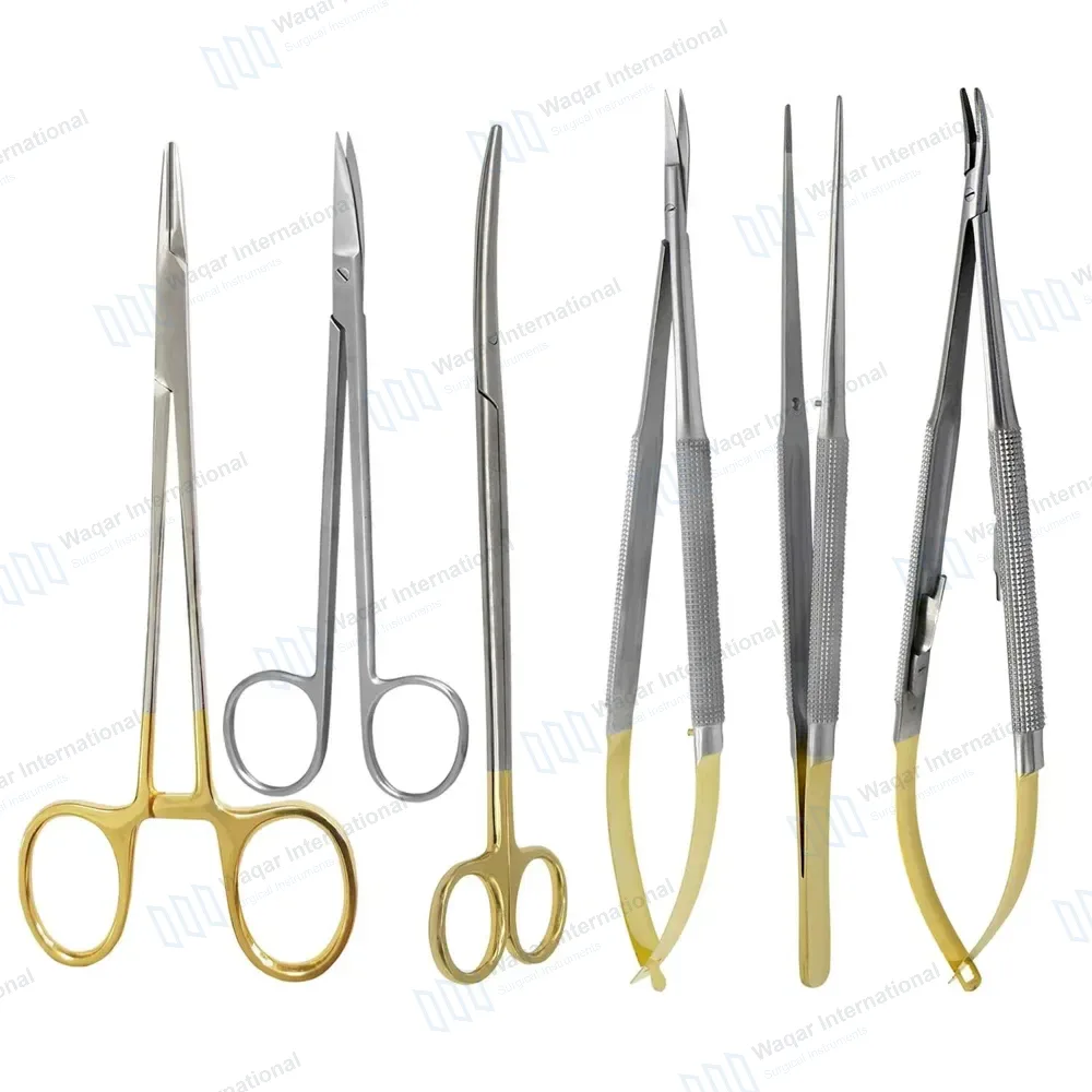 6 Pcs T/C Micro Surgery Set