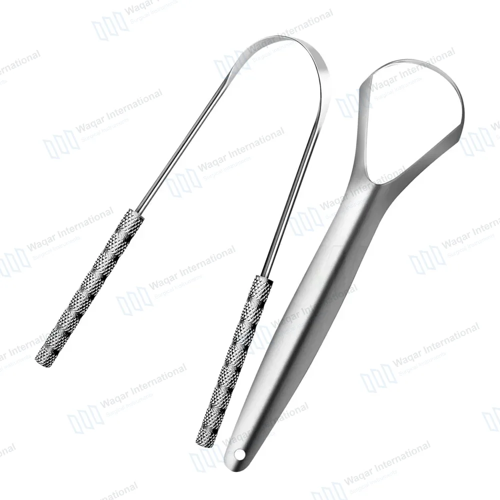 2 Tongue Scraper Set Oral Hygiene Care Tools