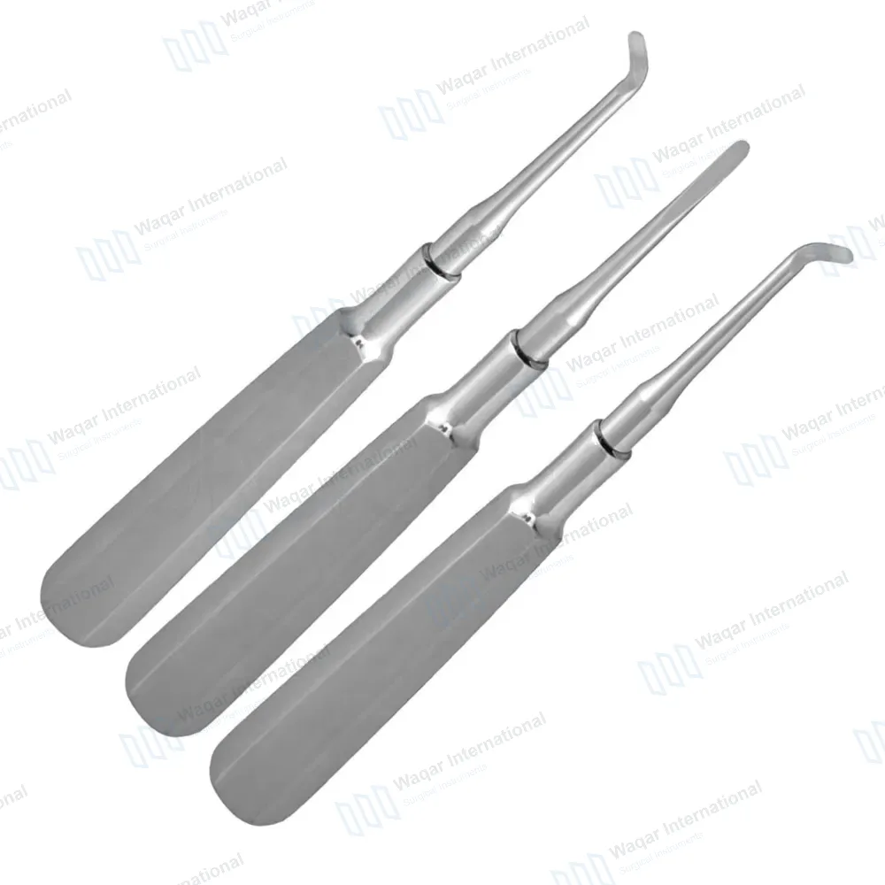 3 Pcs Warwick-James Elevators Set Right, Left & Straight