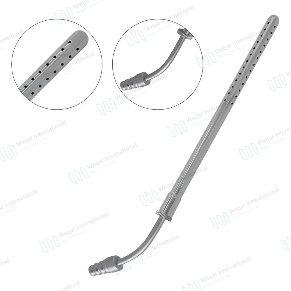 Poole Suction Tube 10″ Curved 30 French