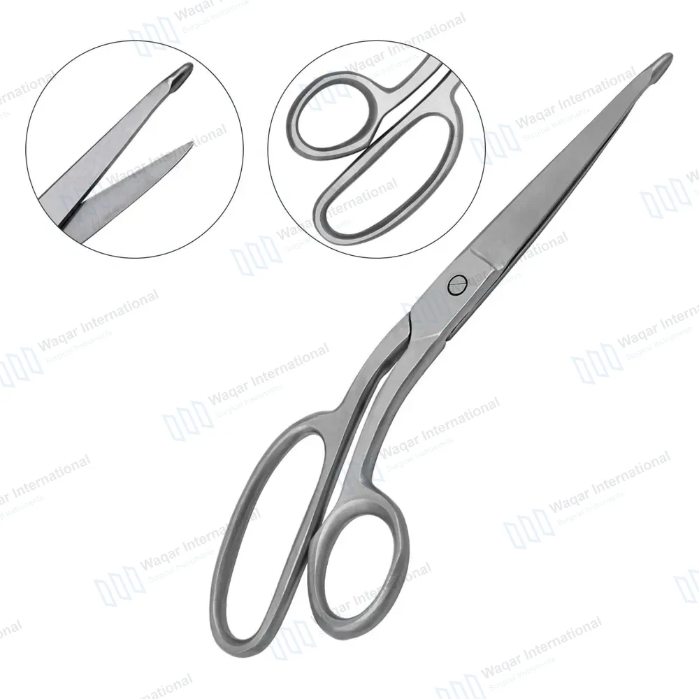 Pro Trainer Bandage Scissors Curved 9.25″ One Large Ring