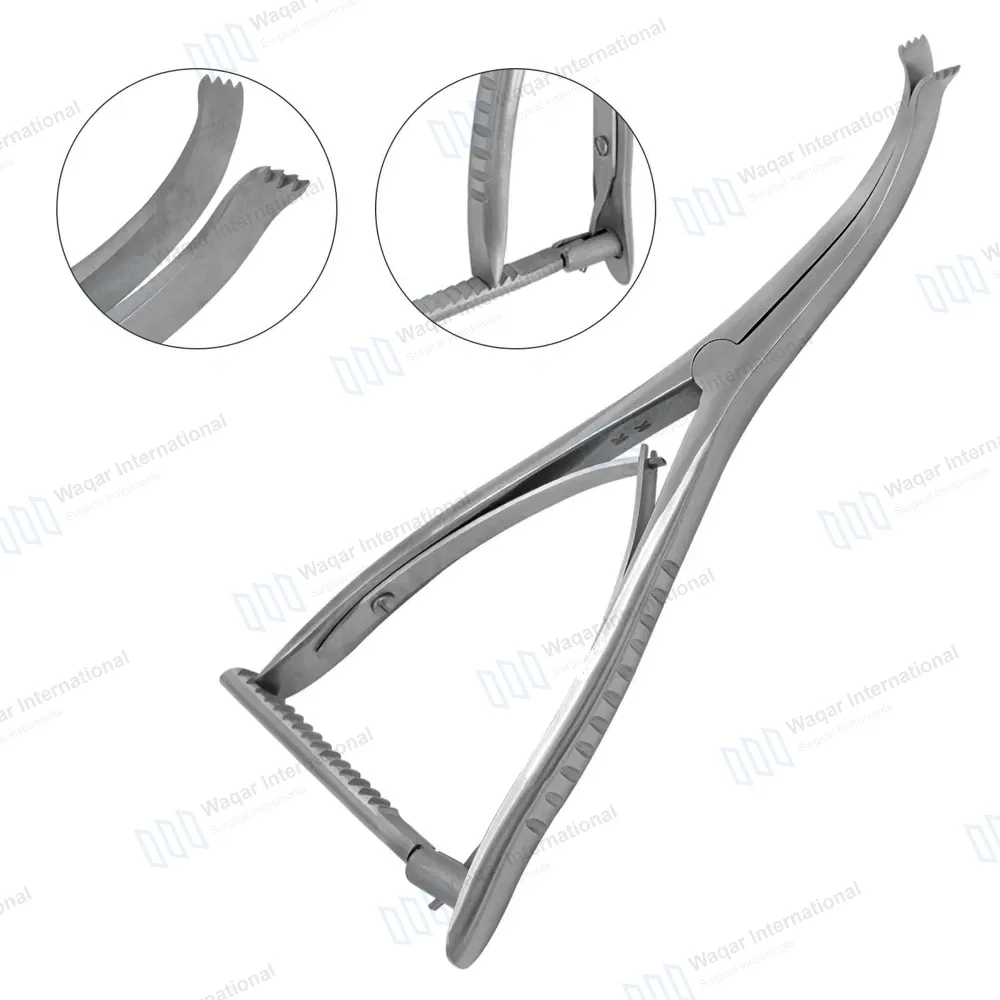 Inge Lamina Spreader 9.5″ Jaws Open to 1 3/4″ with Teeth