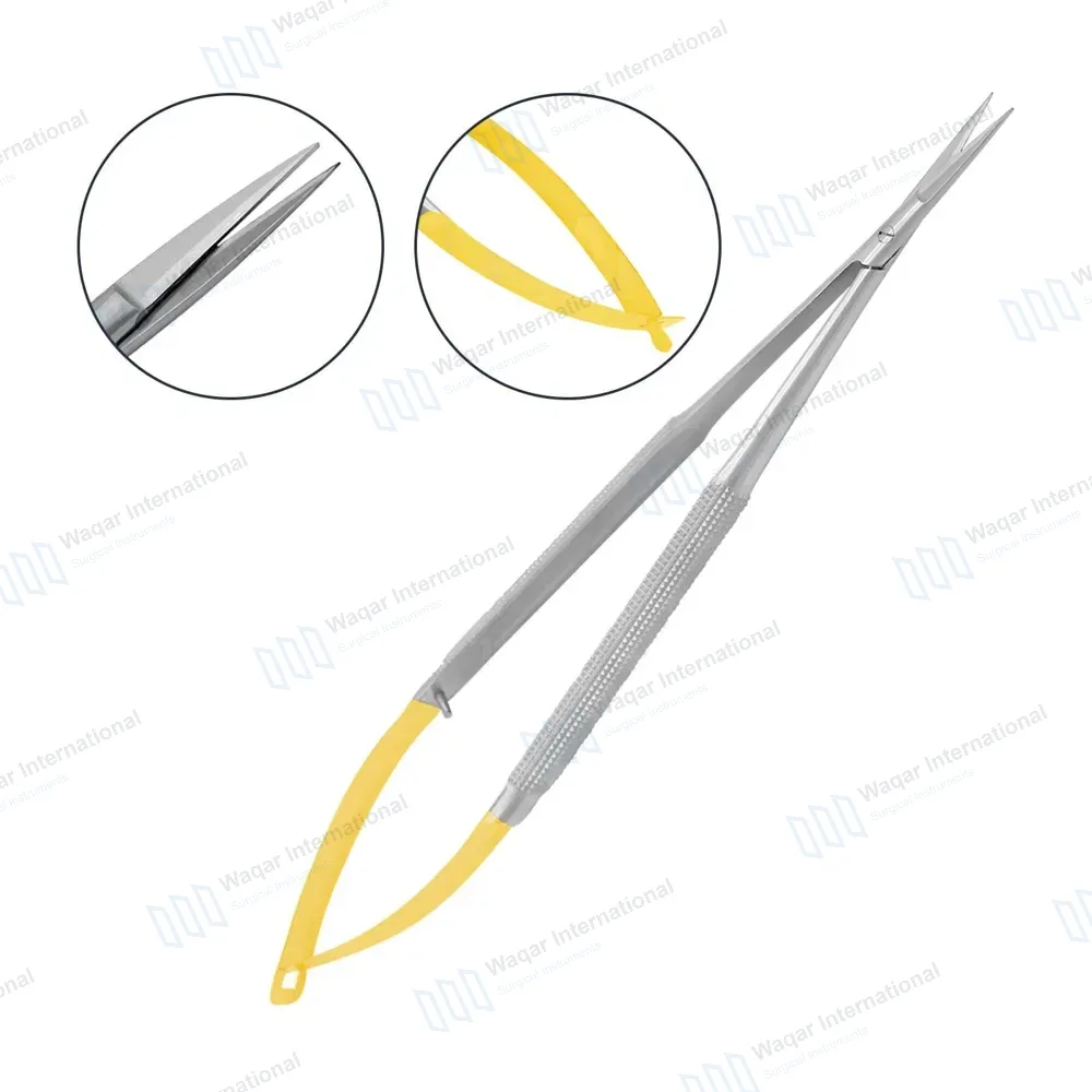T/C Castroviejo Scissors 5.5″ Straight Round Pattern Handle